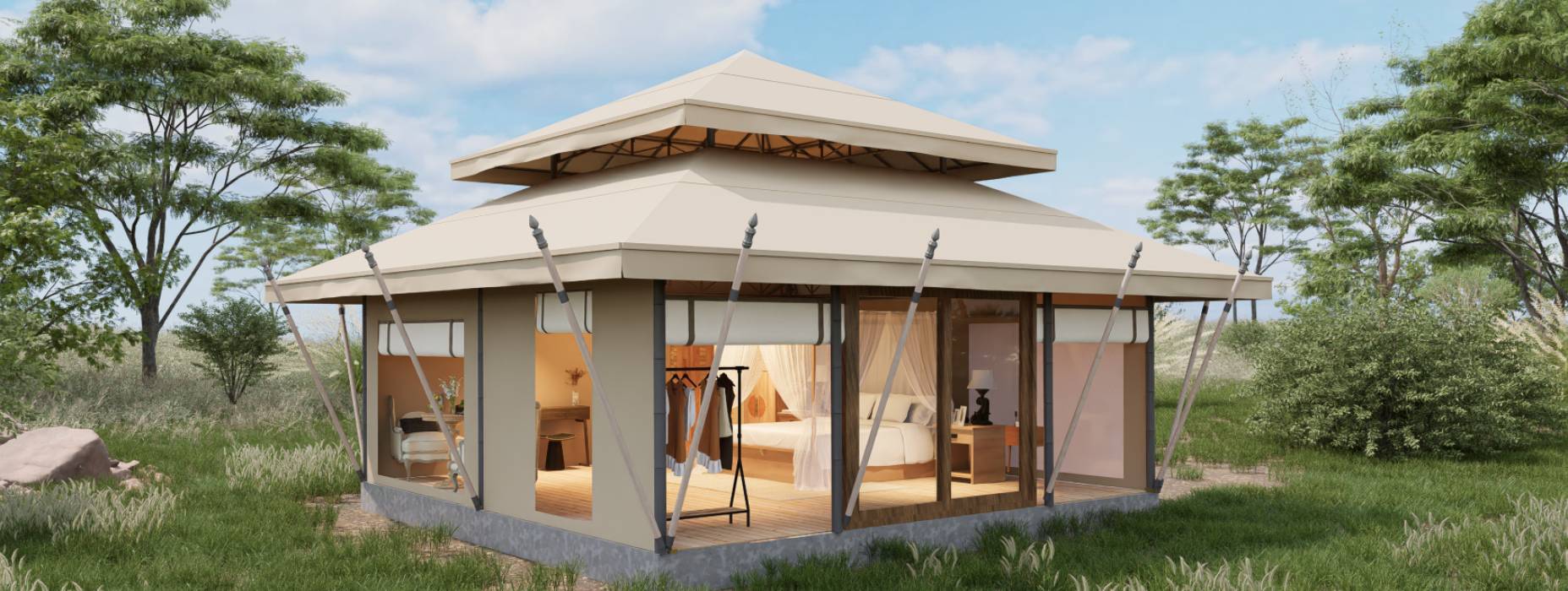 新市区户外野奢帐篷